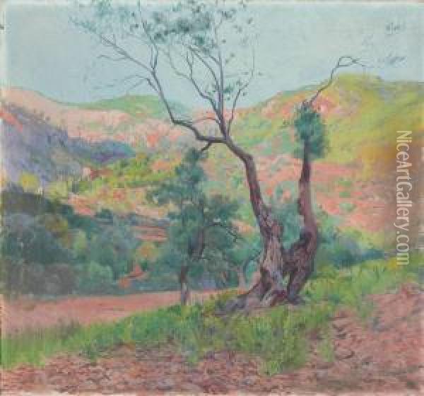 Valdemossa, Majorca Oil Painting - Eliseu Meifren i Roig