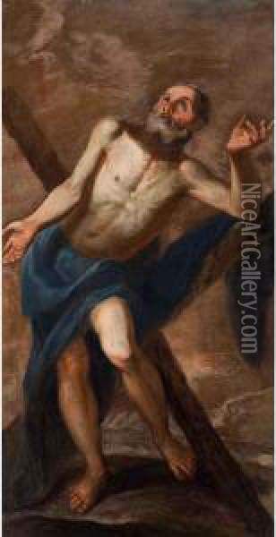 Sant'andrea Oil Painting - Giuseppe Antonio Petrini