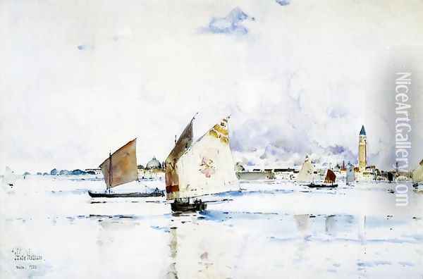 Venice Oil Painting - Childe Hassam