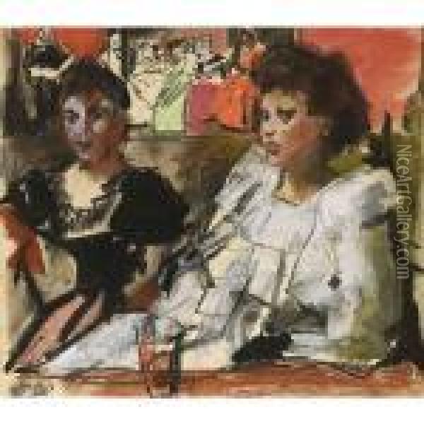 Cafe Chantant Oil Painting - Isaac Israels