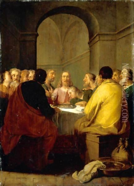 The Last Supper Oil Painting - Abraham Bloemaert