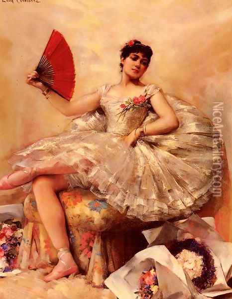 Portrait Of The Ballerina Rosita Mauri Oil Painting - Leon Francois Comerre