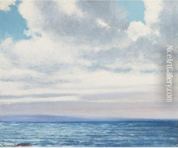 Over Georgian Bay Oil Painting - Franz Hans Johnston