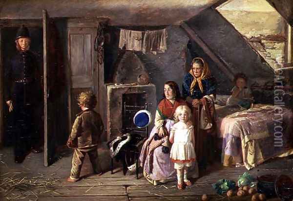 The Stolen Child Oil Painting - Charles Hunt