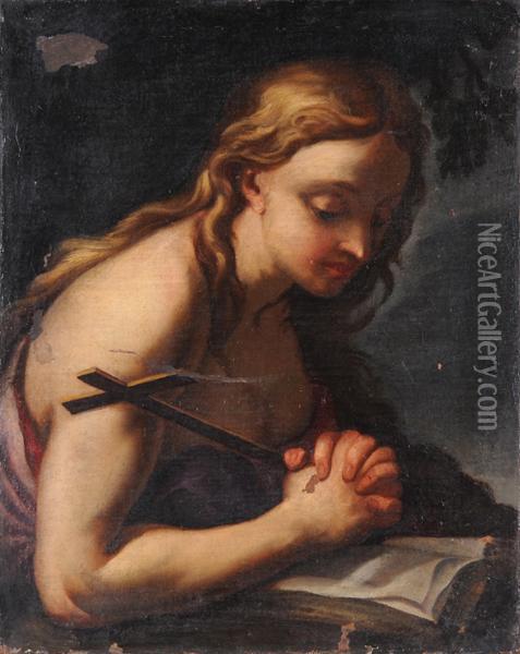 La Maddalena In Penitenza Oil Painting - Francesco Trevisani