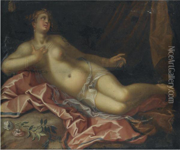 Venus Oil Painting - Pieter Fransz. Isaaksz.