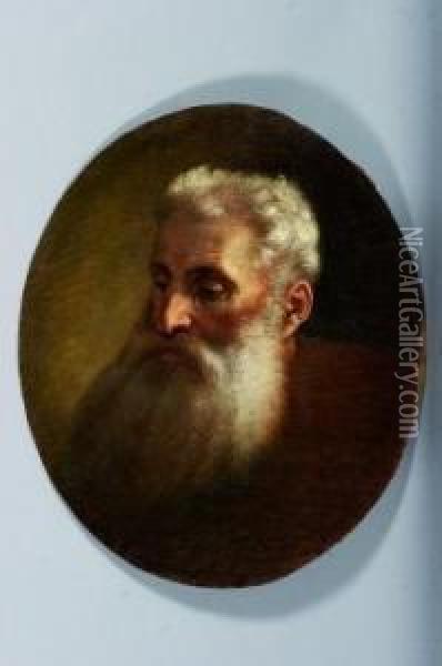 Portrat Eines Alten Mannes Mit Grauem Vollbart Oil Painting - Paul Emil Jacobs