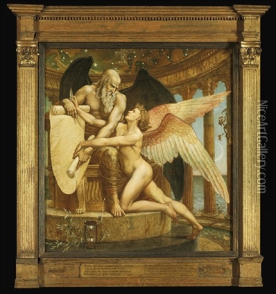 The Roll Of Fate Oil Painting - Walter Crane