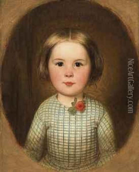 Portrait Of Elizabeth Clara Bromley Oil Painting - Ford Madox Brown