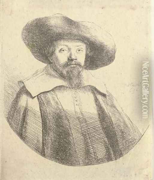 Samuel Manasseh Ben Israel Oil Painting - Rembrandt Van Rijn