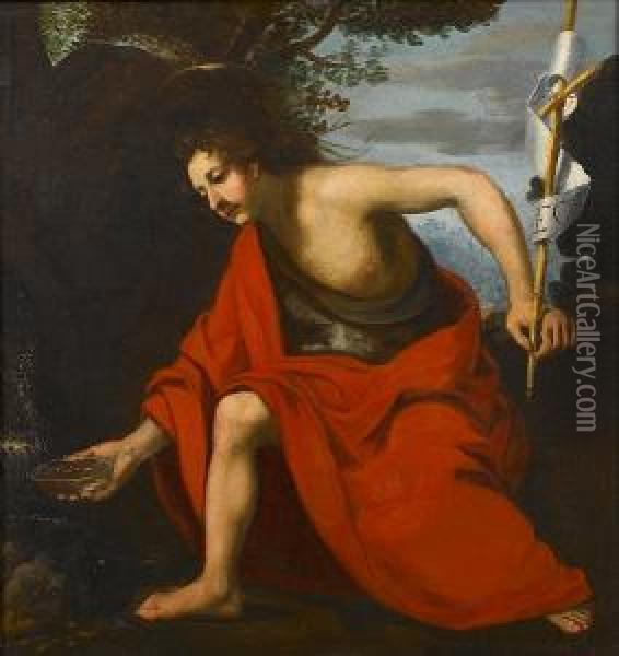 Saint John The Baptist Oil Painting - Francesco Curradi