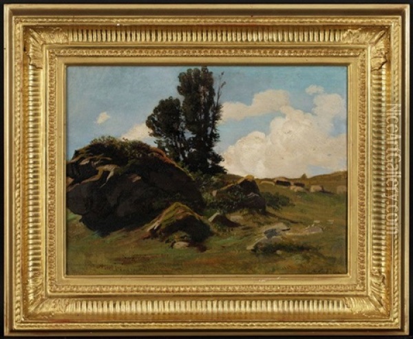 Paysage Oil Painting - Albert Lugardon