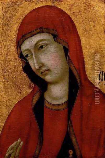 St Mary Magdalen c. 1320 Oil Painting - Ugolino Di Nerio (Da Siena)