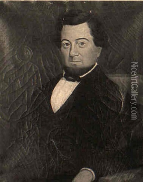 Portrait Of A Seated Gentleman Oil Painting - William Matthew Prior