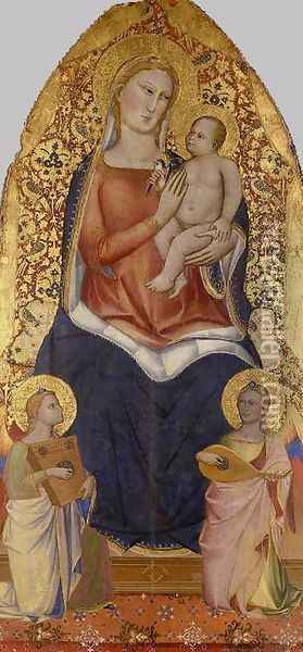Virgin and Child Oil Painting - Niccolo di Pietro Gerini