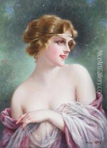 Spring Of Life Oil Painting - Francois Martin-Kavel
