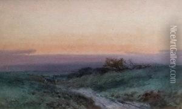 The End Of The Day Oil Painting - Henry Stannard
