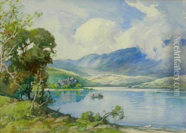 Kilchurn Castle Oil Painting - Thomas, Tom Campbell