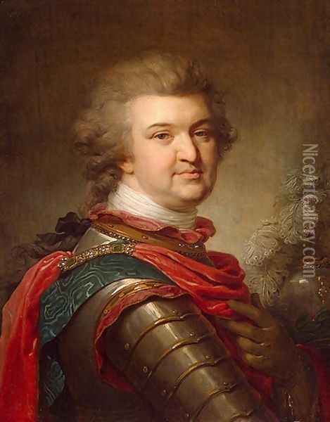 Portrait of Prince G. A. Potyomkin-Tavrichesky Oil Painting - Johann Baptist the Elder Lampi