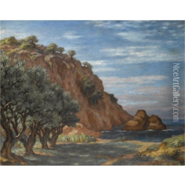 La Ciotat, Provence Oil Painting - Josef Pankiewicz
