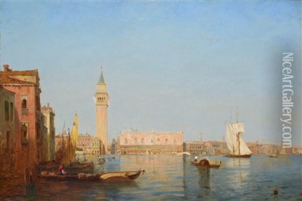 Venise Oil Painting - Jean Baptiste van Moer