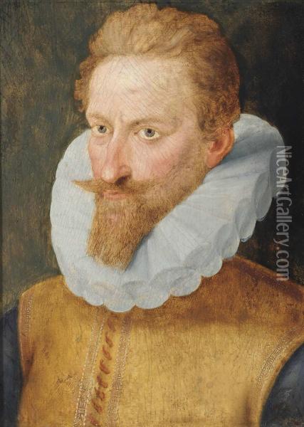 Portrait Of A Gentleman Oil Painting - Francois Clouet