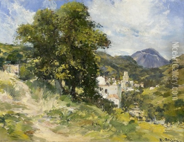 Landschaft In Sudfrankreich Oil Painting - Raymond Allegre