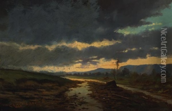 Early Evening Oil Painting - George Herbert McCord