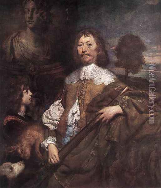 Endymion Porter c. 1643 Oil Painting - William Dobson
