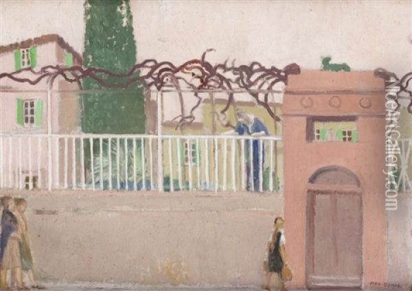 Lucques, Le Jardin Suspendu Oil Painting - Maurice Denis