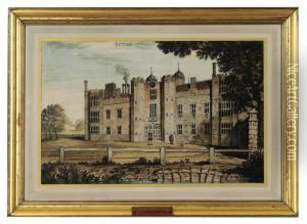 Cowdray House, Sussex Oil Painting - John Keyse Sherwin