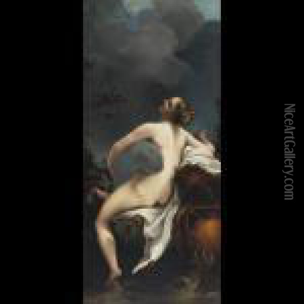 Jupiter And Lo Oil Painting - Correggio, (Antonio Allegri)