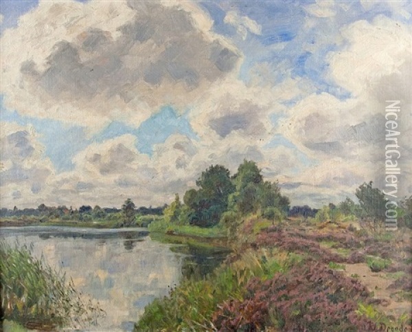 Am Seeufer Oil Painting - Wilhelm Degode