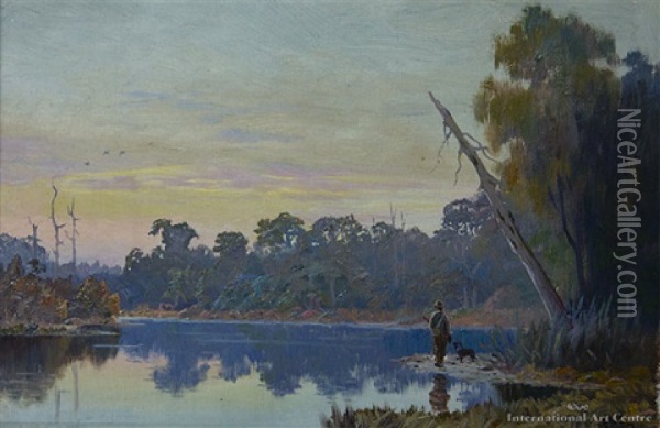 West Coast Oil Painting - Ernest William Christmas