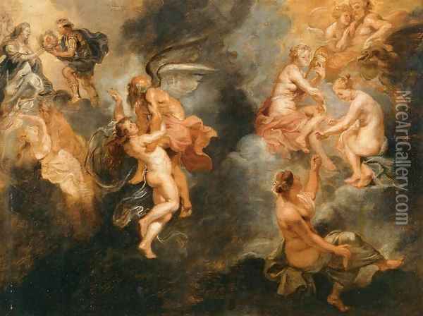 Sketches Oil Painting - Peter Paul Rubens