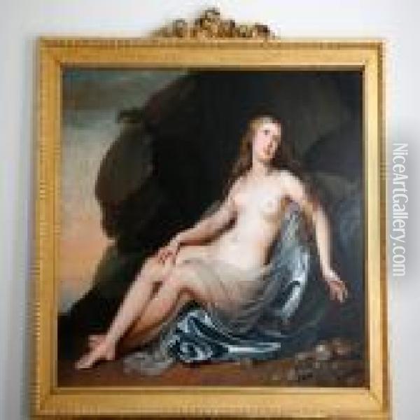 Ariadne From Naxos Oil Painting - Adolf Ulrik Wertmuller