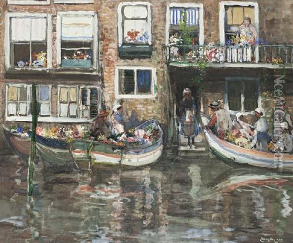 Amsterdam Oil Painting - James Kay