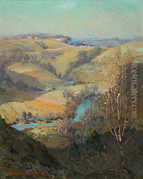 Valley Creek Oil Painting - Joseph Pierre Birren