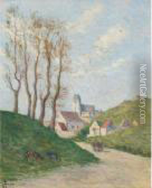 L'eglise Du Treport Oil Painting - Maximilien Luce