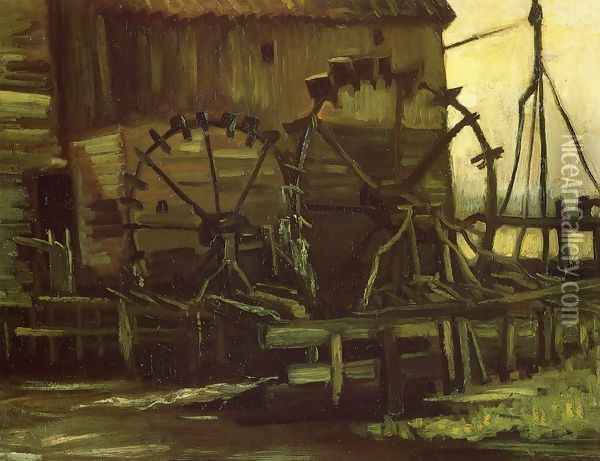 Water Mill At Gennep III Oil Painting - Vincent Van Gogh