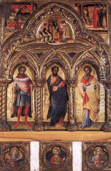 Polyptych, 1360s Oil Painting - Lorenzo Veneziano