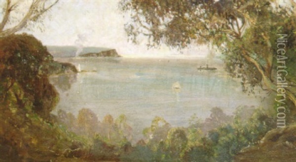 North Head, Sydney Harbour Oil Painting - Emanuel Phillips Fox