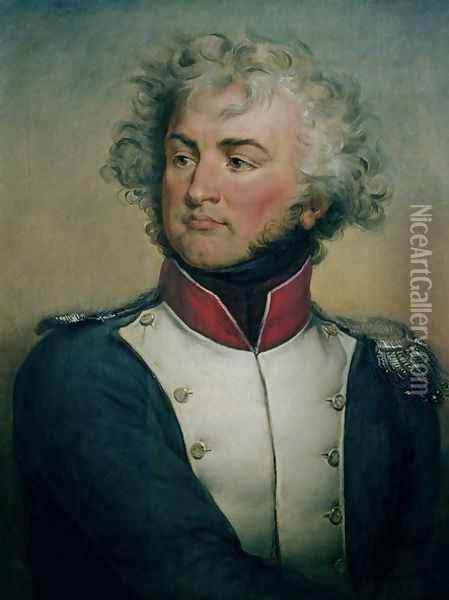 Portrait of Jean Baptiste Kleber 1753-1800 Oil Painting - Paulin Jean Baptiste Guerin