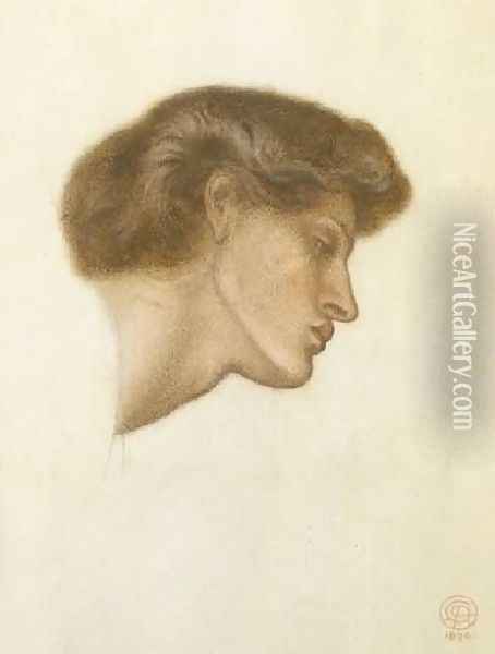Dante's Dream at the Time of the Death of Beatrice - study Oil Painting - Dante Gabriel Rossetti