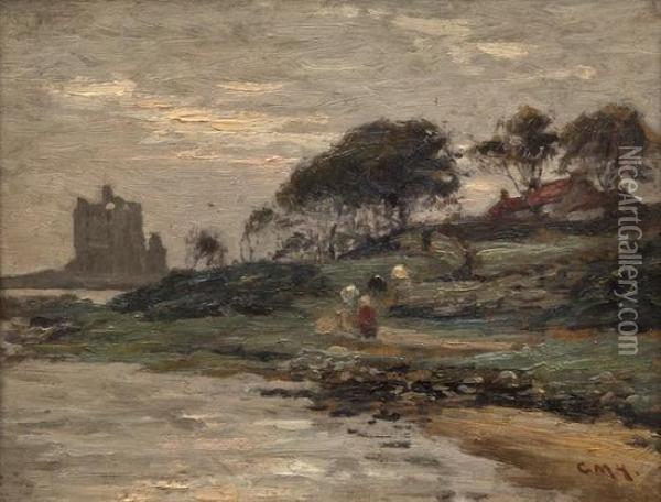 Rosyth Castle Oil Painting - Charles Martin Hardie