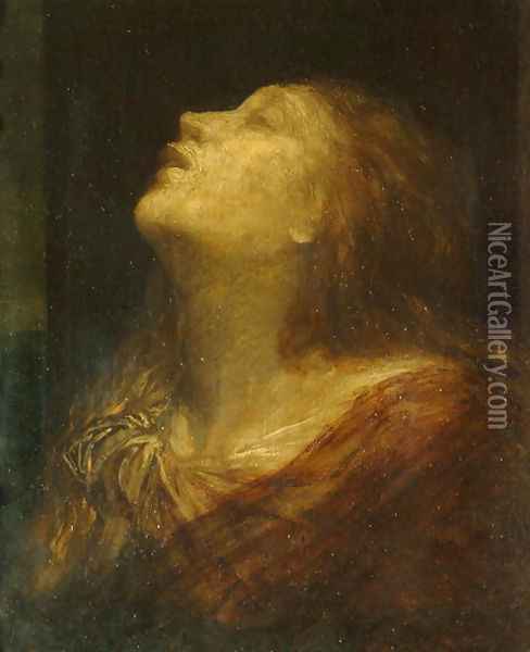 Magdalen Oil Painting - George Frederick Watts