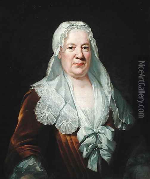 Portrait of Suzanne Cromelin Oil Painting - Louis Tocque