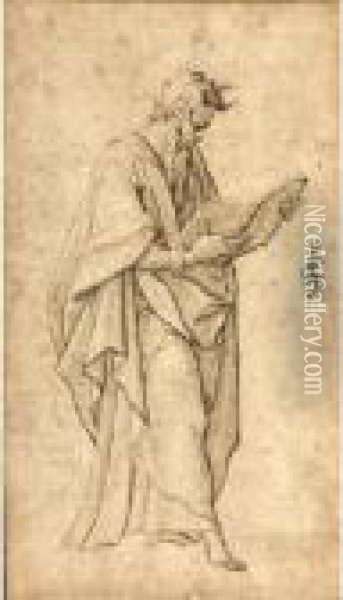 Saint John The Evangelist Oil Painting - Hans Holbein the Younger