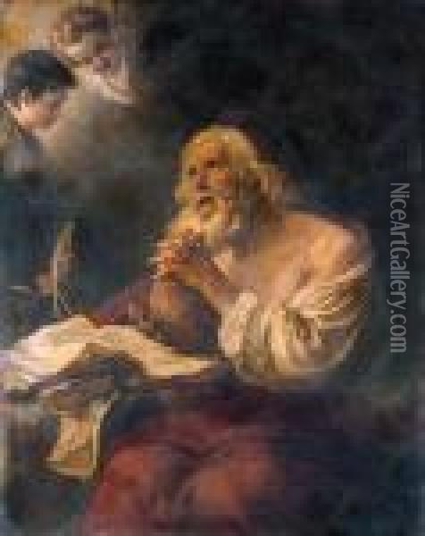 The Penitent Saint Jerome Oil Painting - Joseph-Marie Vien