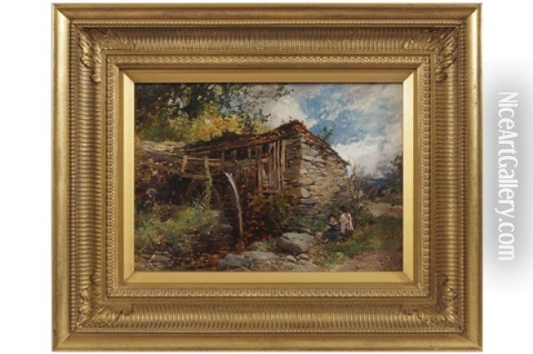 Watermill Oil Painting - John Syer
